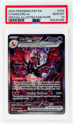 2024 Pokemon SV Paldean Fates Charizard Ex Special Illustration Rare PSA 10 - Image 1