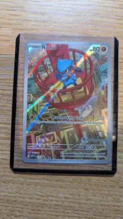 Riolu - Pokemon Center Stamped Mega Evolution Black Star Promo 010 NM - Image 1