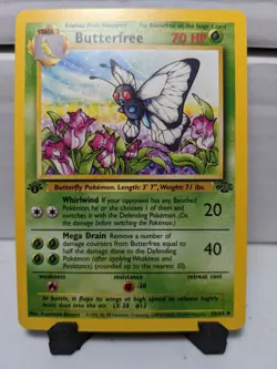 Butterfree 1ST EDITION TCG Pokemon Jungle 33/64 Non Holo Rare 1999 WOTC - Image 1