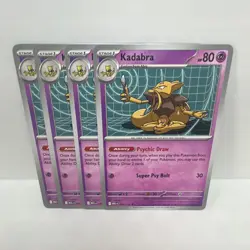 Kadabra 055/132 - Play Set (x4) - Pokemon TCG: Mega Evolution NM - Image 1
