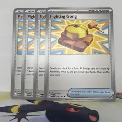 Fighting Gong 116/132 - Play Set (x4) - Pokemon TCG: Mega Evolution NM - Image 1