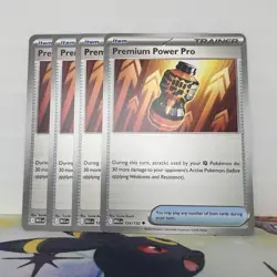 Premium Power Pro 124/132 - Play Set (x4) - Pokemon TCG: Mega Evolution NM - Image 1