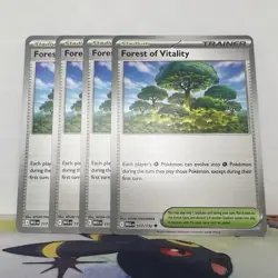 Forest of Vitality 117/132 - Play Set (x4) - Pokemon TCG: Mega Evolution NM - Image 1