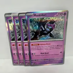 Munkidori 044/131 - Play Set (x4) - Pokemon TCG: Prismatic Evolutions NM - Image 1