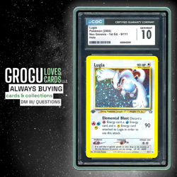 2000 Pokemon 1st Edition Lugia Neo Genesis Rare Holo #9 CGC 10 GEM MINT - Image 1
