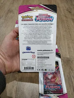 Pokemon Artset 4 Boosters Blister Poing de Fusion Neuf Scelle FR Fra. Art set - Image 3