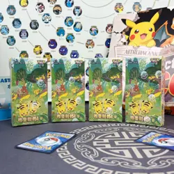 Pokemon TCG Chinese 151C 4.0 Booster Box PAKACHU Collection Surprise 75 sheets - Image 1