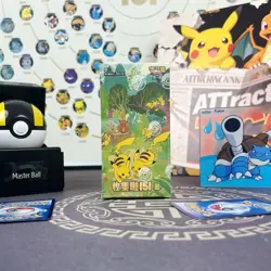 Pokemon TCG Chinese 151C 4.0 Booster Box PAKACHU Collection Surprise 75 sheets - Image 2