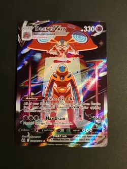 Deoxys VMAX GG45/GG70 Crown Zenith: Galarian Gallery NM Pokemon 2023 - Image 1