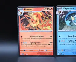Flareon Vaporeon Jolteon SVP 167 168 169 Pokemon Black Star Promo Cosmos Holo - Image 3