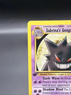 Sabrina's Gengar - 1st Edition - 29/132 Gym Challenge - Pokemon TCG - 2000 - Image 3