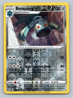 Pokemon Bronzong SWSH11: Lost Origin 126/196 Near Mint NM Reverse Holo - Image 1