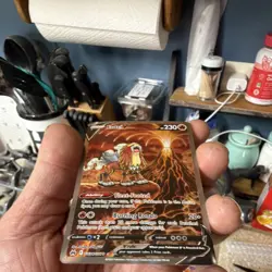 Pokemon Entei V Crown Zenith Galarian Gallery Ultra Rare Full Art Holo HP 230 - Image 4