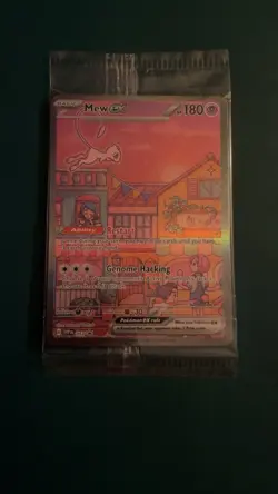 Mew ex SVP 053 Pokemon TCG Scarlet Violet 151 Black Star Promo Full Art SEALED - Image 1