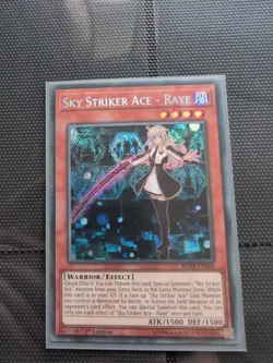1st ed Sky Striker Ace - Raye secret rare BLHR-EN089 Yugioh - Image 1
