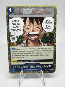 One Piece Let's Crash This Wedding!!! - Rare Foil OP11-060 NM - Image 1