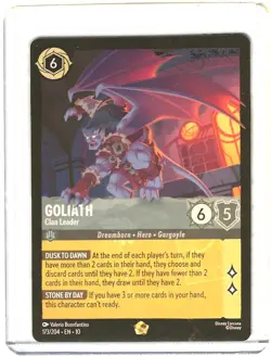 Goliath - Clan Leader 173/204 Whispers in the Well Legendary Disney Lorcana - Image 1