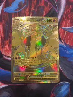 Pokemon TCG Gold Mega Charizard X EX 130/094 (Odds For Chase Card 1/100 Packs) - Image 1