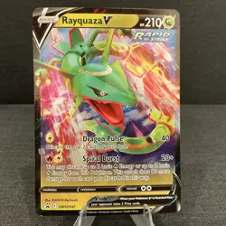 Rayquaza V SWSH147 Sword & Shield Black Star Promo Holo Pokemon TCG Card - Image 1