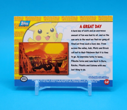Pokemon Card - A Great Day 58 - Pikachu's Vacation - Topps - Image 3