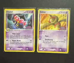 Pokemon Cards TCG Lot Claydol & Baltoy Ex Holon Phantoms - Image 1