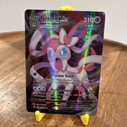 Sylveon Vmax 075/203 Evolving Skies NM Full Art Ultra Rare Pokemon Card - Image 1