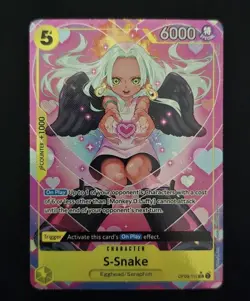 One Piece Card Game 🏴‍☠OP08-112 S-Snake SR NM Alt Art Foil ENGLISH - Image 1