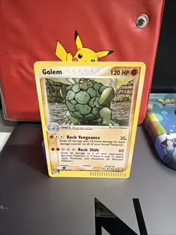 Pokemon Golem EX Dragon TCG Holo Card 5/97 Rare Nm Condition - Image 1