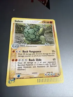 Pokemon Golem EX Dragon TCG Holo Card 5/97 Rare Nm Condition - Image 3