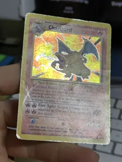 #7 Charizard 4/102 Base Set 1999 Holo Rare WOTC Pokemon Card TCG - Image 5