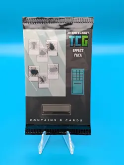 Minecraft Hermitcraft TCG EFFECT Packs - Sealed, 8 Cards - Season 1, 2nd Edition - Image 1