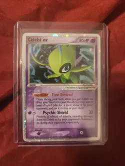 Pokemon Celebi EX 17/17 Pop Series 2 Cosmos Holographic Rare Card - Image 1
