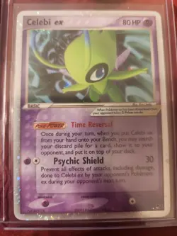Pokemon Celebi EX 17/17 Pop Series 2 Cosmos Holographic Rare Card - Image 2