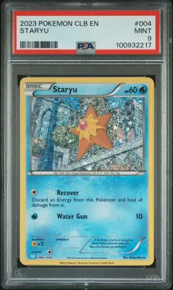 PSA 9 Staryu Pokemon CLB Trading Card Classic 2023 #004/034 MINT - Image 1