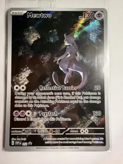 Pokemon Mewtwo 052 Scarlet & Violet Promo Holo Card 130 HP (SEALED) - Image 1