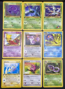 Pokemon 22x Cards Collection Lot - VINTAGE 1ST EDITION WOTC RARE TCG - Image 4