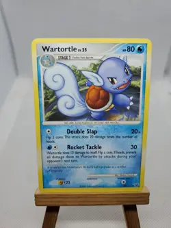 Pokemon Platinum 65/127 Non Holo Wartortle Pokemon Card - Image 1
