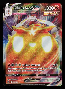 Cinderace VMAX 045/264 Ultra Rare Fusion Strike Pokemon Card - Image 1