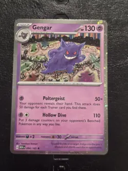 Pokemon TCG Gengar Cosmos Holo Rare 094/165 Promo 151 NM - Image 1