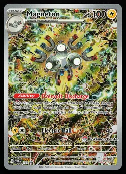 Magneton 159 Holo Illustration Rare Pokemon Center STAMPED Promo Pokemon Card - Image 1