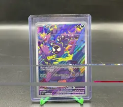 Pokemon Gastly Illustration Rare Full Art Holo SV05 Temporal Forces 177/162 Card - Image 1