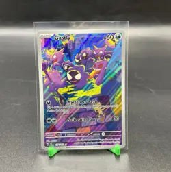 Pokemon Gastly Illustration Rare Full Art Holo SV05 Temporal Forces 177/162 Card - Image 2