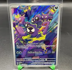 Pokemon Gastly Illustration Rare Full Art Holo SV05 Temporal Forces 177/162 Card - Image 3