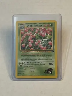 VTG Pokemon TCG Erika's Ivysaur 41/132 Gym Challenge Non Holo Unlimited WOTC LP - Image 1