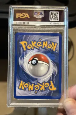 2005 Pokemon EX Vaporeon Holo Rare Unseen Forces 19/115 PSA 8 NM-MT - Image 2