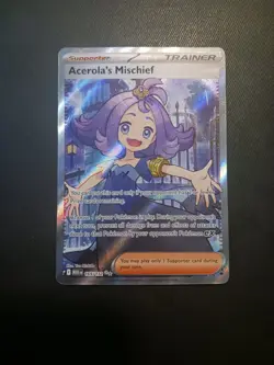 Pokemon TCG Acerola's Mischief Ultra Rare ME01 Mega Evolution 165/132 - Image 1