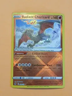 Pokemon Sword & Shield Crown Zenith Radiant Charizard 020/159 - Image 5