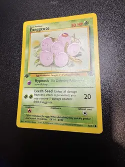 Pokemon TCG WOTC Jungle 1st Edition Exeggcute 52/64 Common NM - Image 1