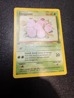 Pokemon TCG WOTC Jungle 1st Edition Exeggcute 52/64 Common NM - Image 2