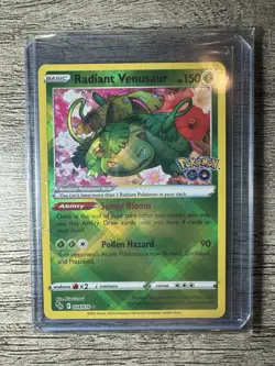 Radiant Venusaur 004/078 Pokemon GO Holo - Image 1
